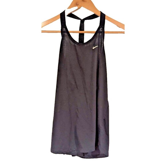 Nike Dri-FIT Elastika Womens Training Vest Tank Top Black  DA0370-010 SIZE S NEW - Picture 1 of 5